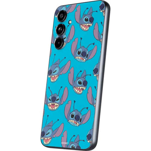 Disney Lilo and Stitch Face Expression Pattern Galaxy A54 5G Skin